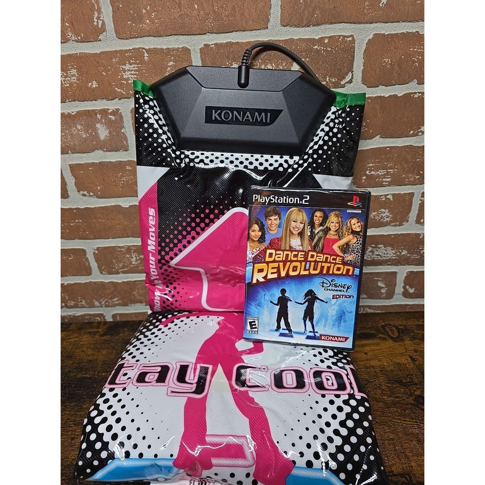 Dance Dance Revolution, DDR Max2 PS2 Game‎ + One PS2 Wired Dance Pad Mat